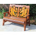 Bancă rustică din lemn masiv (model 01) Bancă rustică din lemn masiv (model 01)