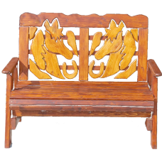 Bancă rustică din lemn masiv (model 01) Bancă rustică din lemn masiv (model 01)