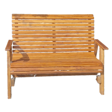 Bancă rustică din lemn masiv (model 02) Bancă rustică din lemn masiv (model 02)